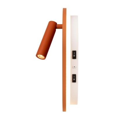 Lucide CARMINO - Wall light - LED - 1x12W 2700K - Terracotta